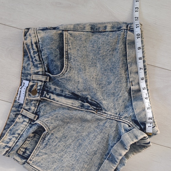 AMERICAN APPAREL High Waisted Denim Shorts - Picture 9 of 9